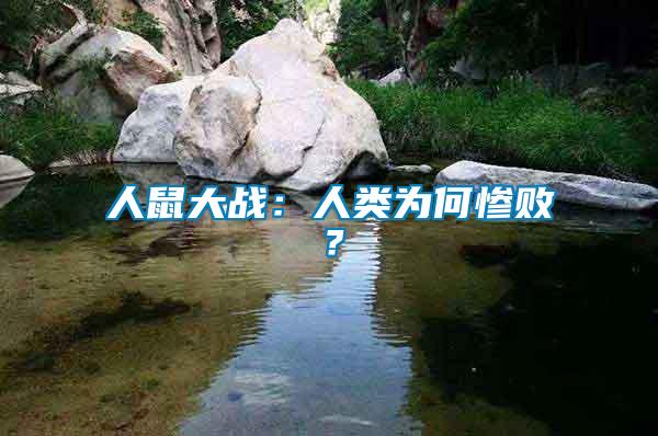 人鼠大戰:人類為何慘???